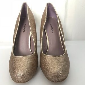 X•Appeal glitter heels